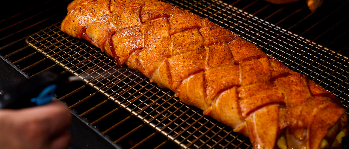 How_to_cook_a_Bacon_Wrapped_Chicken_Fatty_in_the_Flaming_Coals_Offset_Smoker
