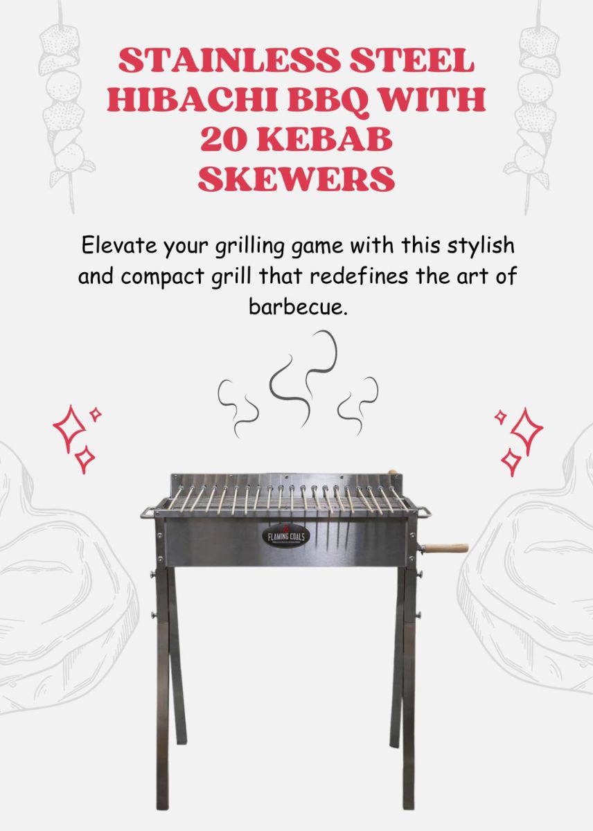 This_image_shows_Stainless_steel_Hibachi_BBQ_with_20_Kebab_Skewers