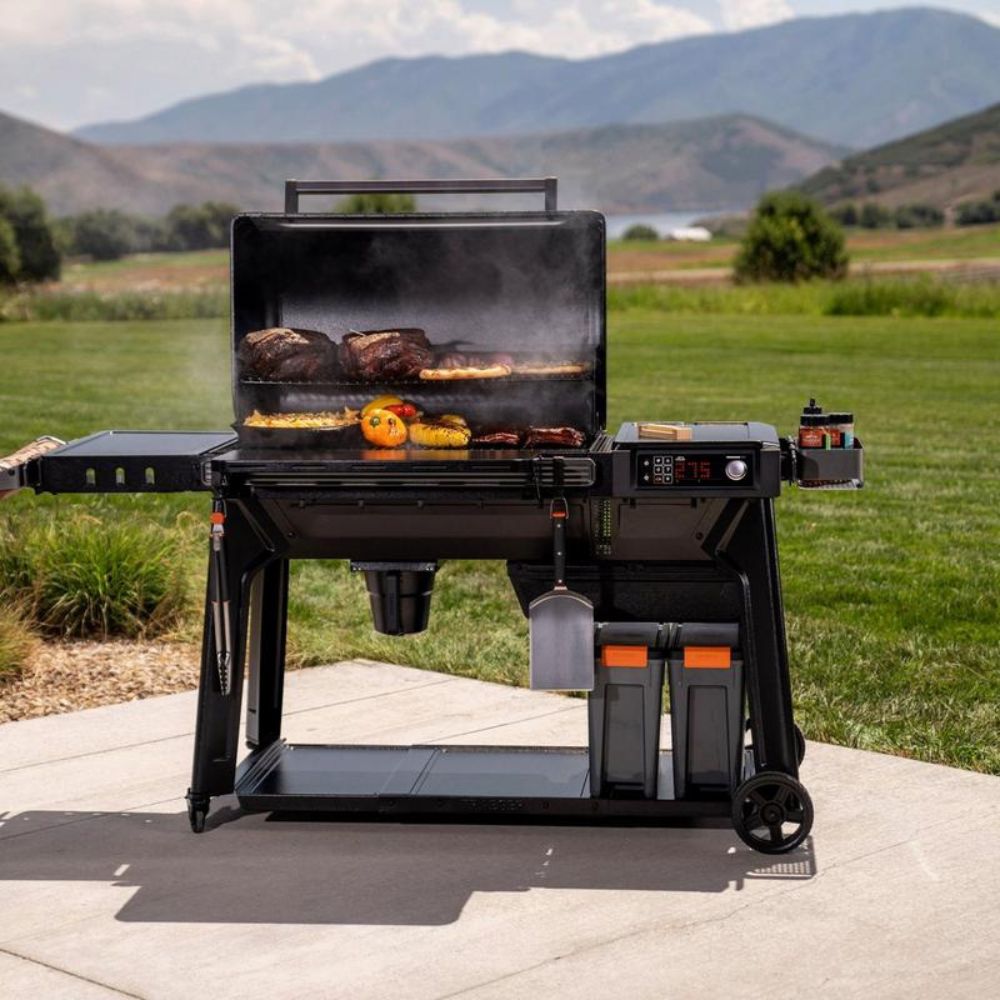 This image shows Traeger smoker.