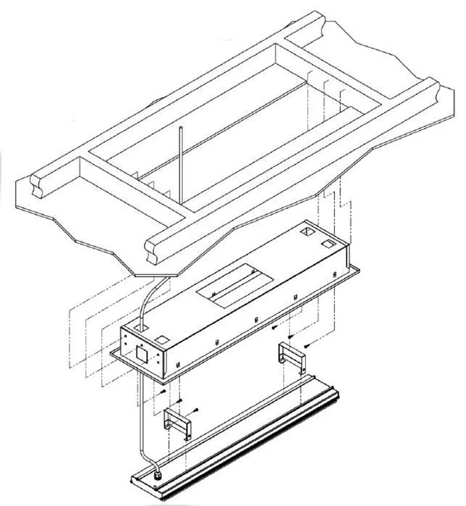 Heatstrip Flush Mount Enclosure for THH2400A