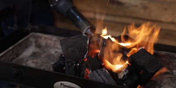 The Quickest Way to Light Charcoal For Spit Roasting