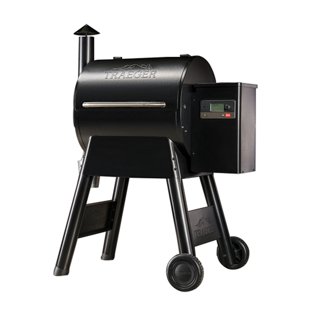 This picture is showing the Traeger Pro Series 575 Pellet Grill outer appearance and structure