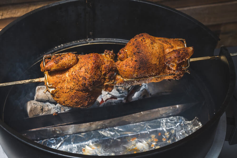 This_image_shows_two_chickens_Kettle_rotisserie_kit