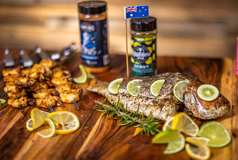 This image shows delicious Whole Snapper Fish for Australia Day