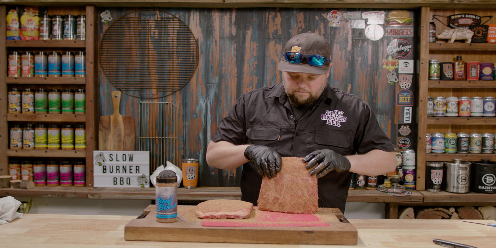 This image shows westy from slow burner bbq seasoning the beef short rib