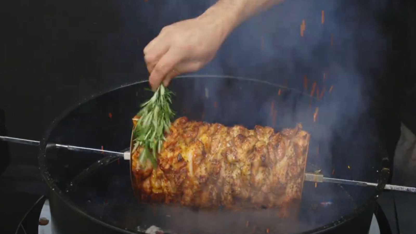 What do I baste my Spit Roasted Meat With