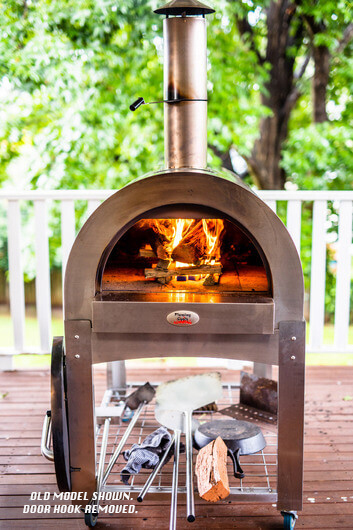 This_image_shows_Stainless_Steel_Wood_Fired_Pizza_Oven