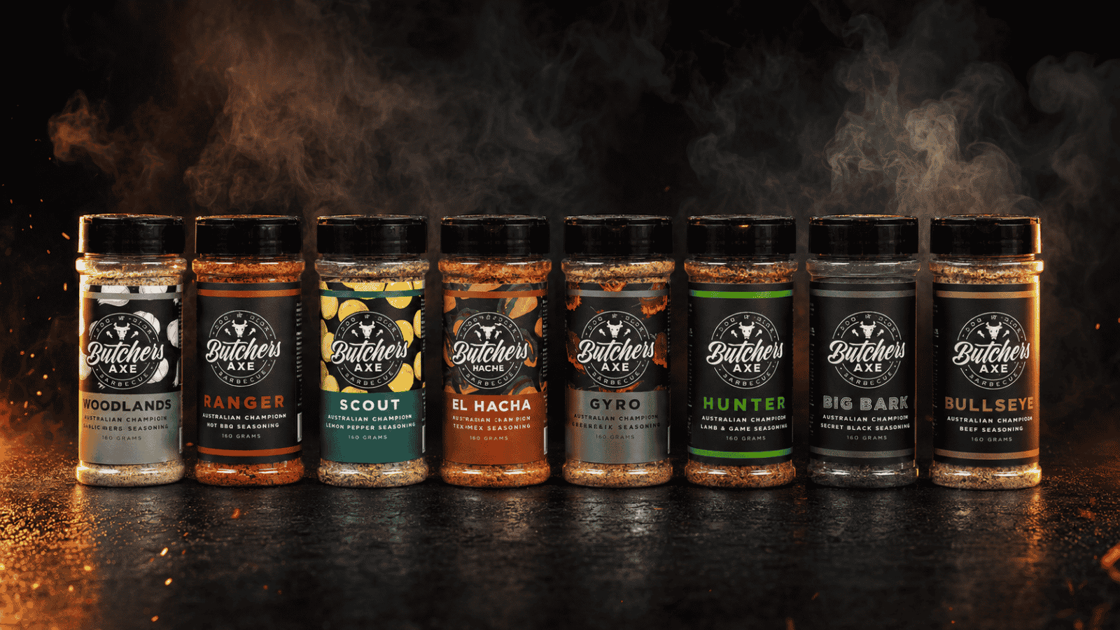Butchers Axe rub range