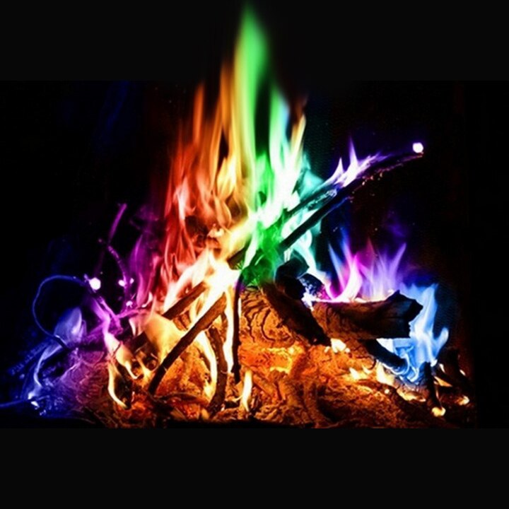 This is a picture of a colourful fire that was creates using colourful_magic_fire packs