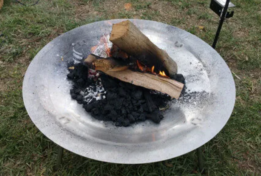Auspit Stainless Steel Fire Pit Dish 900