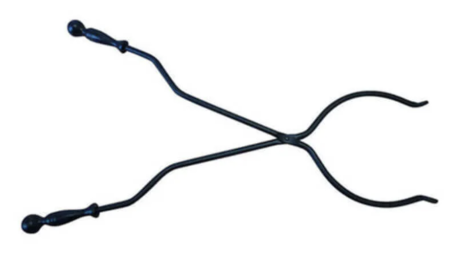 Closer look at the Cast Iron Fire Wood Tongs by Outdoor Magic