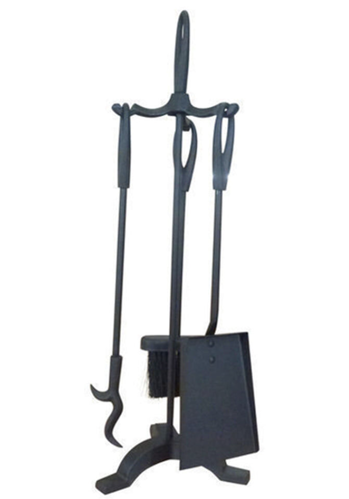 Closer look at the Fireplace tool set - 3 piece plus stand