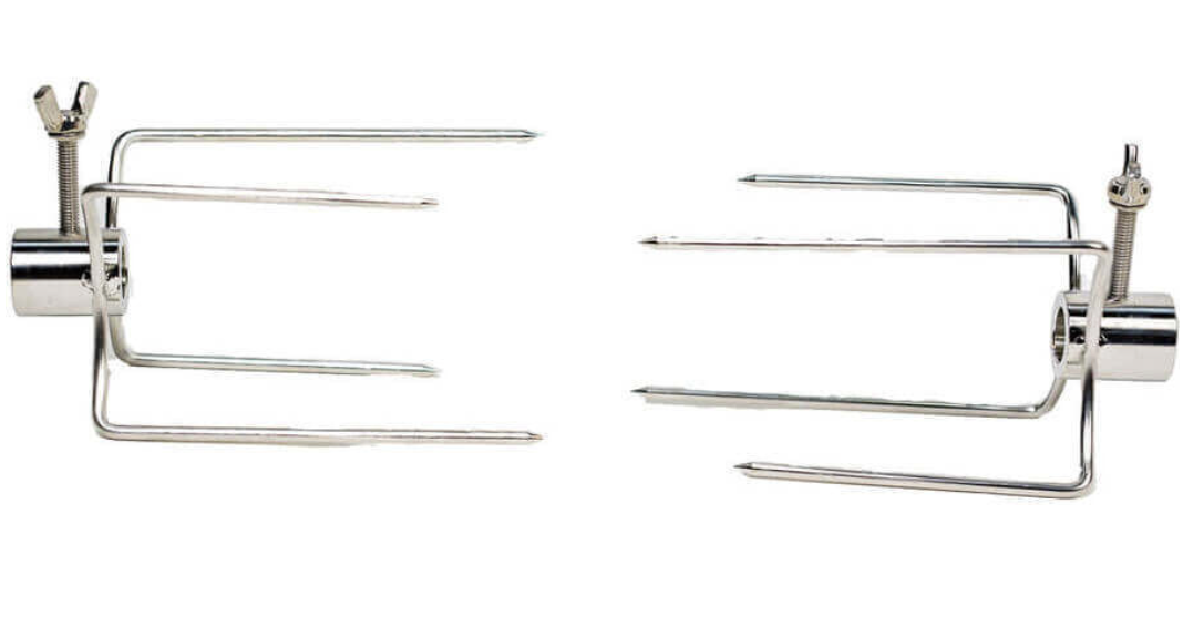 Closer look at the Rotisserie Prong Fork for Chicken - 14mm round - Flaming Coals
