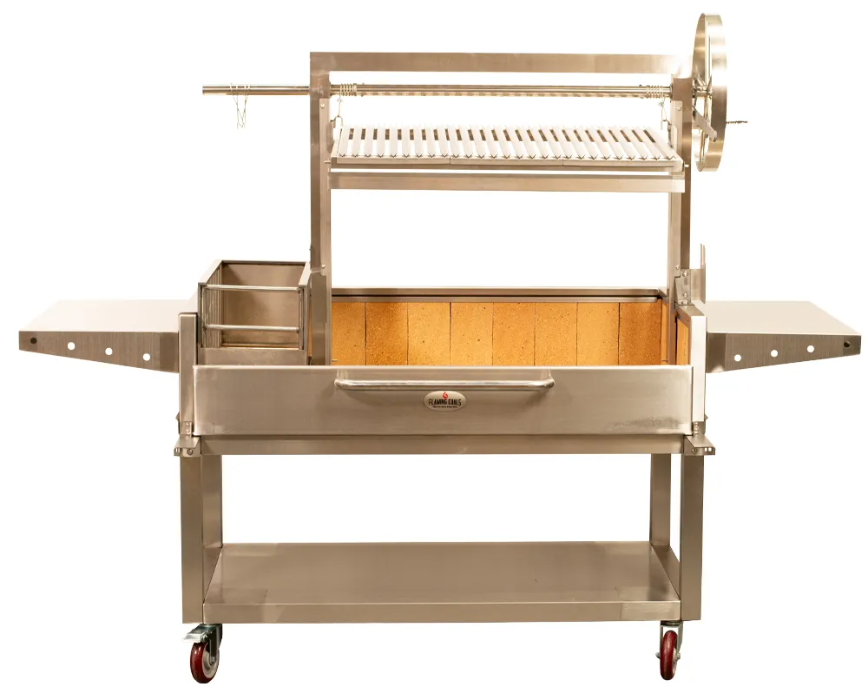 Stainless Steel Parrilla Argentina Grill With Brasero