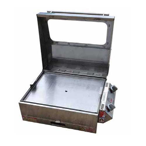 Sizzler Max High Lid Caravan BBQ - With Full SS Hotplate