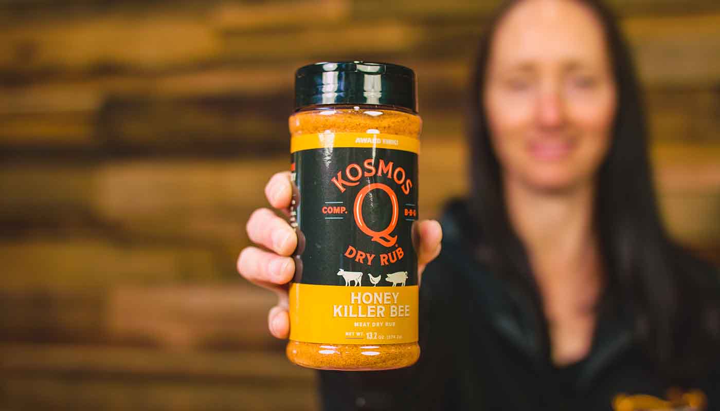 This image shows a Kosmos Q Honey Killer Bee Rub