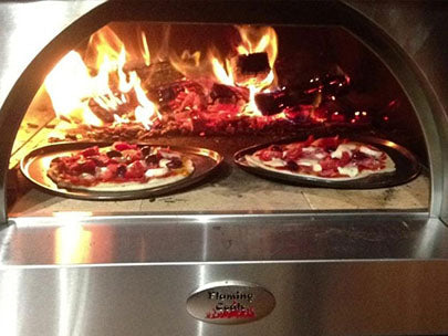 Pizza in Pizza Oven