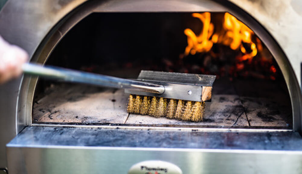 This image shows pizza oven brush