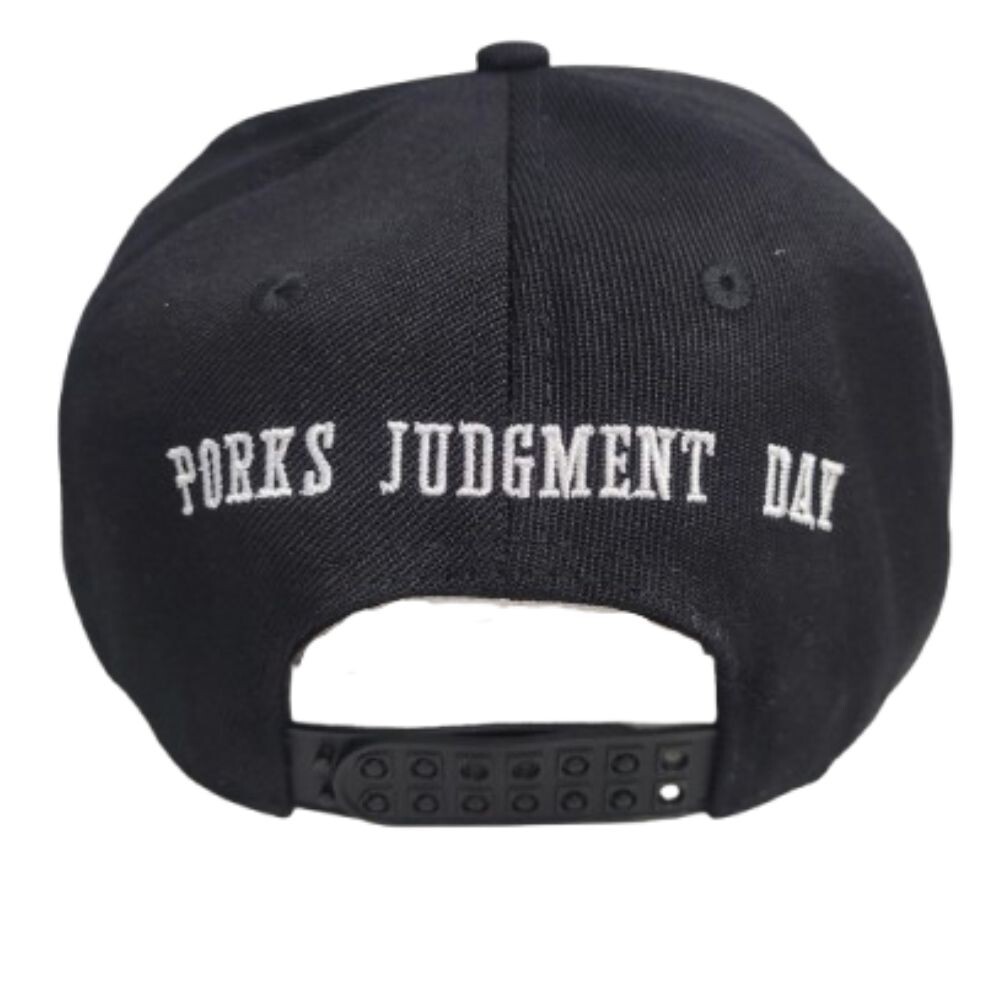 Porks Judgement Day Back Of Cap