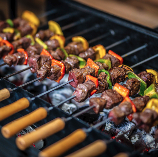 Brazilian BBQ|Kebab Rotating Mechanism 4mm- Flaming Coals