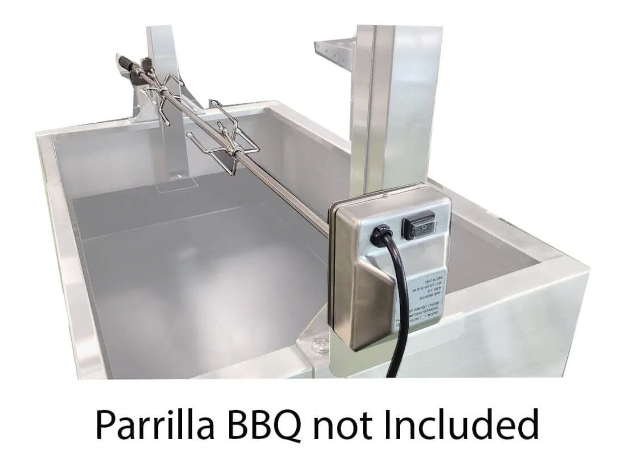 Stainless Steel BBQ Rotisserie | by Flaming Coals