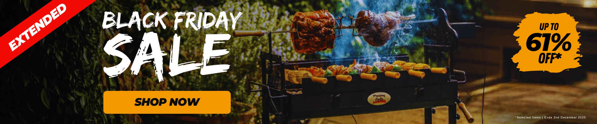 BFCM Sale 2025 Extended - Desktop Banner