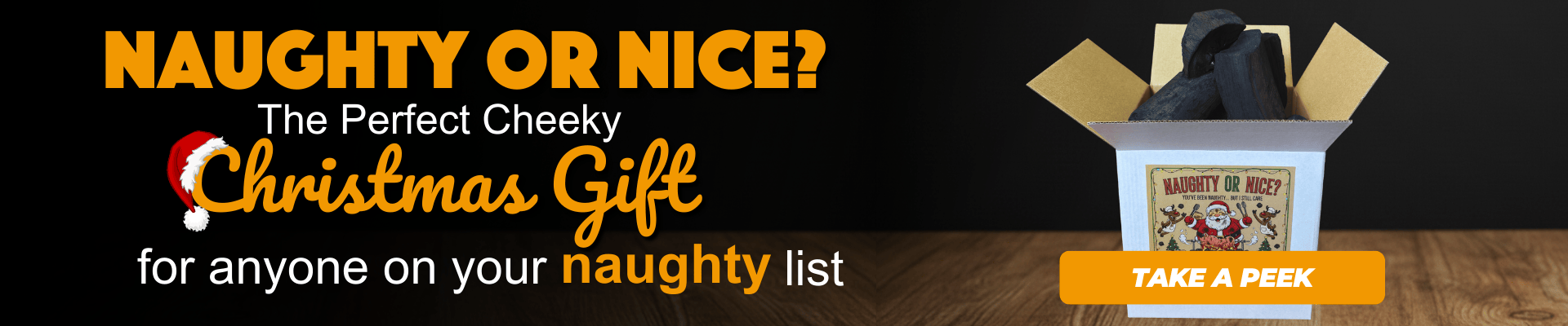 Christmas 2025 - Desktop Charcoal Gift Box