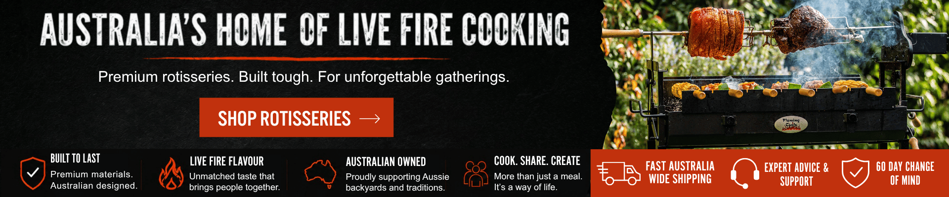 Live Fire Cooking - Desktop Banner