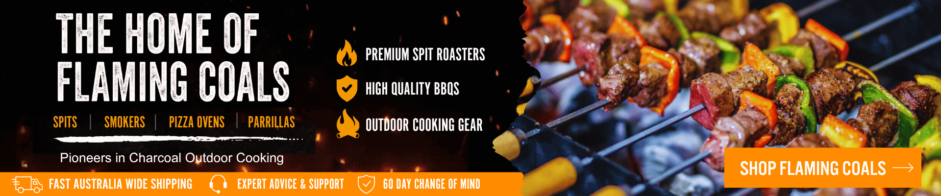 Desktop Banner - The Home of Flaming Coals