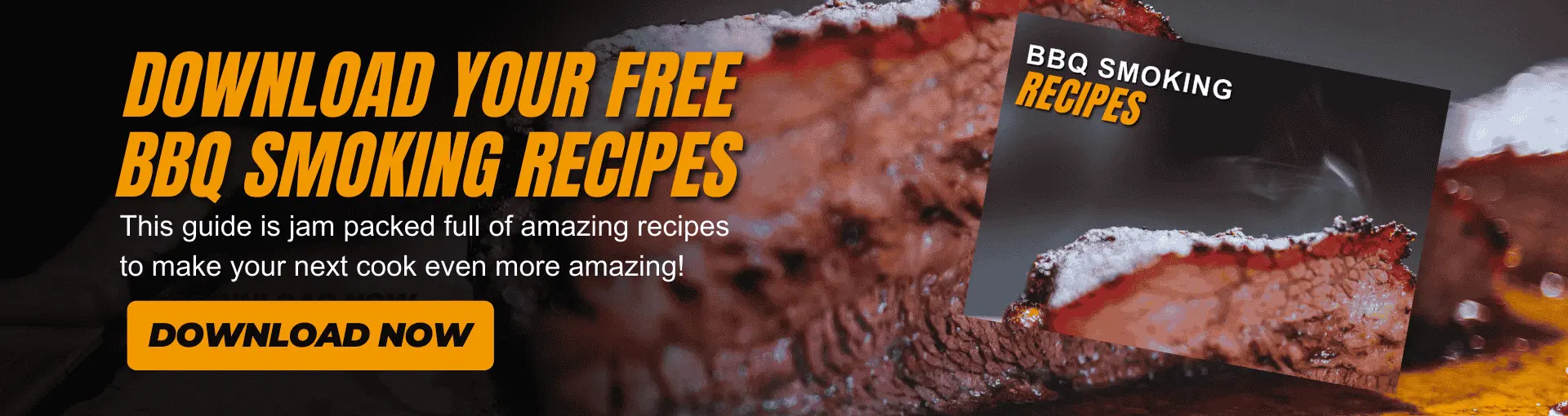 BBQ Smoking Recipe Book Banner