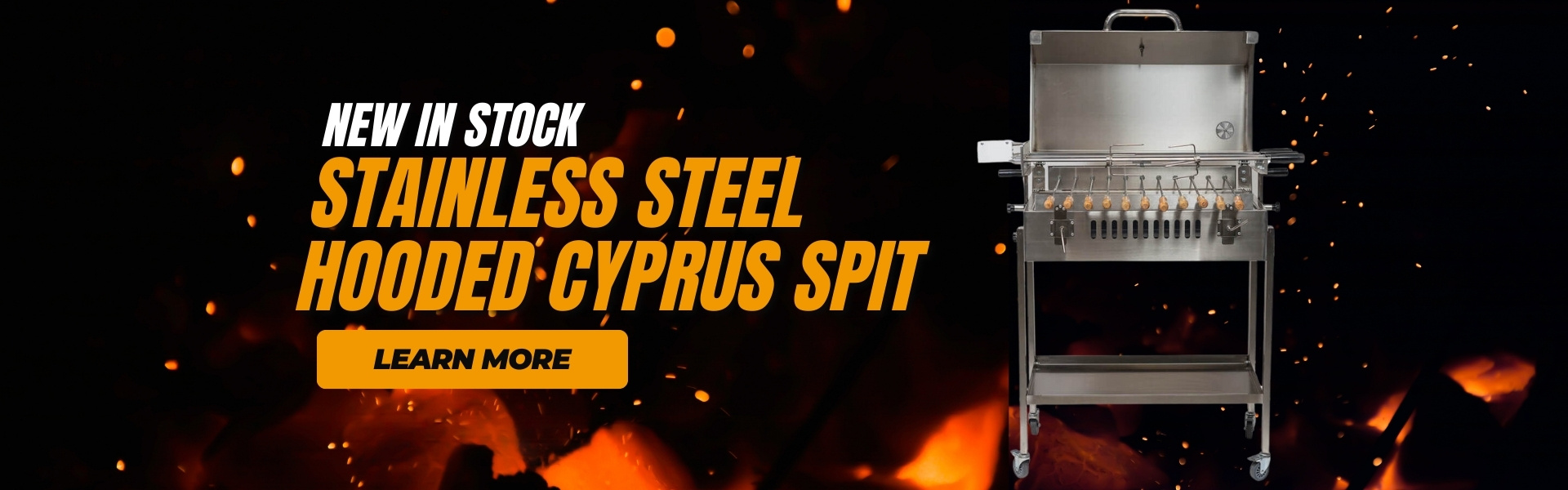 Hooded Cyprus Spit | Stainless Steel