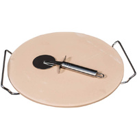 Pizza Stone w/ Rack & Cutter - Avanti