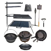 12 Pieces Camping Cookware Combo Set by Flaming Coals