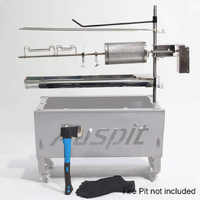 Auspit Gold | Portable Spit Rotisserie Package