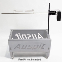 Auspit Compact Portable Camping Spit Rotisserie Package - Original