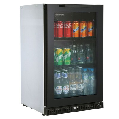 Gasmate Bar Fridge 97L | 1 Door Premium Glass Outdoor Bar Fridge
