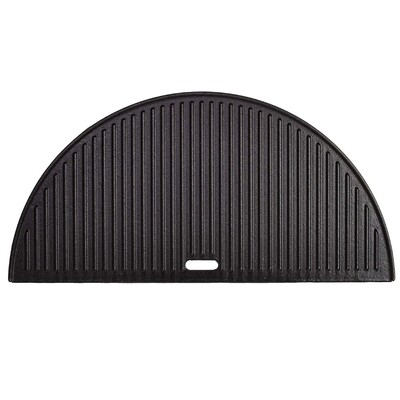Big Joe Half Moon Cast Iron Reversible Griddle | Kamado Joe
