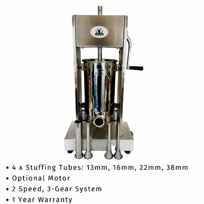 10L Manual Sausage Stuffer | Carnivore Collective 