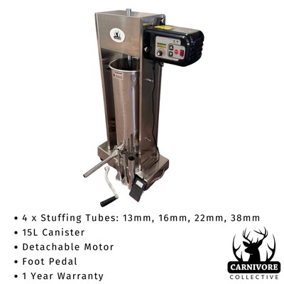 15L New Type Electric Sausage Stuffer | Carnivore Collective