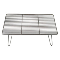 Charcoal BBQ Grill with Handles- Stainless Steel