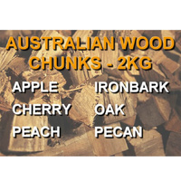 100% Australian Smoking Wood Chunks - 2Kg by Flaming Coals