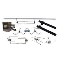 DIY BBQ Spit Rotisserie Set -The Heavy Duty Works with 30/60/100KG Motor