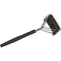 BBQ Grill Brush with Triple Stainless Steel Wire Brush Head Bristles