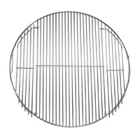 Stainless Steel Round Hinged BBQ Grill | Suits 57cm Kettle including Weber