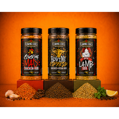 Flaming Coals Ultimate Rub Pack - Giftbox Set