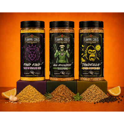 Flaming Coals Limited Edition 3 Rub Pack