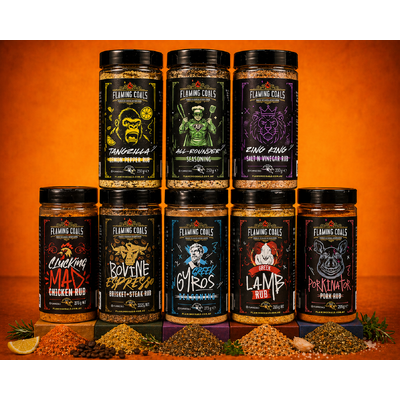 Flaming Coals Platinum BBQ Rub Pack