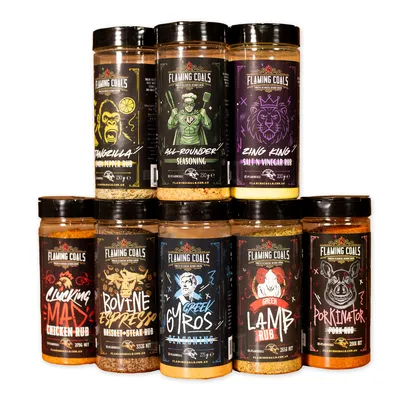 Flaming Coals Platinum BBQ Rub Pack