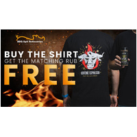 Flaming Coals T-shirt-Brisket