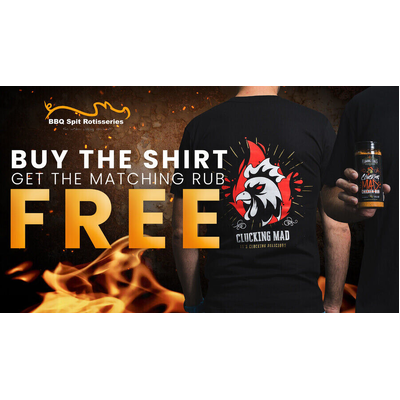 Flaming Coals T-shirt- Chicken